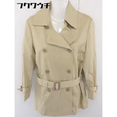 ◇ ◎ UNIQLO ユニクロ 長袖 トレンチコート サイズ L ベージュ レディース  【中古】 【1109010006145】