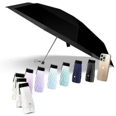 Alwgreen『149g極軽量・携帯』日傘 UVカット率 100% 完全遮光遮熱『レッドドット・デザイン賞』ポケット折りたたみ傘 超コンパクト 超軽おりたたみ傘 耐風撥水 長持ち 90cm大傘径 晴雨兼用日傘 メンズ レディース 母の日 父の日プレゼント 1