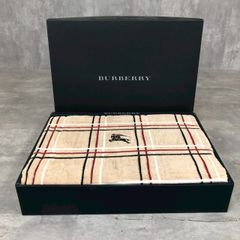 Burberry ウールひざ掛け75x150cm - メルカリ