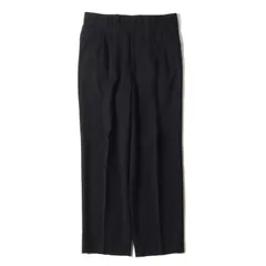 ARMANI COLLEZIONI アルマーニコレツォーニ パンツ サイズ:48 レジメンタルストライプ ツータック ウール スラックスパンツ / トラウザー ダークネイビー 紺 ボトムス ズボン【メンズ】のサムネイル