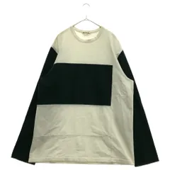 MARNI (マルニ) 18SS 切り替え 長袖Tシャツ ヘビーウェイトコットン ホワイト/グリーン HUMU0050Q0のサムネイル