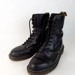 【Dr.Martens】ドクターマーチン ブーツ ブラック レディース【中古】4-11