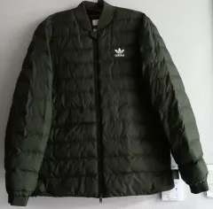 adidas(アディダス) 必須アイテム キルティング カーキ トラックトップス ジャージ ジャージ ジップアップ 90 ／ S