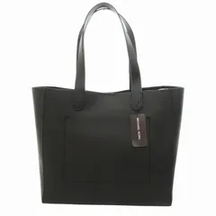 マイケルコース MICHAEL KORS タグ付き Hudson Pebbled Leather Tote Bag トートバッグ レザー 黒 ブラック 33U1LHDT3L /HO△ 0310のサムネイル