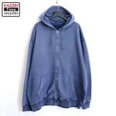 00s RALPH LAUREN ジップアップ スウェット パーカー メンズ 表記XXLサイズ