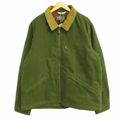 ペンドルトン PENDLETON タグ付 23-24モデル Tahoma Canvas Trucker Jacket スイングトップ ダック地ブルゾン コーズ襟 裏地チェック カーキ 大きいサイズ XL C2285-83256 1113のサムネイル