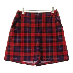 サイズ：38 ADABAT アダバット ;119-65811 キュロットパンツ チェック柄 レッド系 [240101423877] ゴルフウェア レディース ストスト