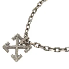 OFF-WHITE (オフホワイト) INDUSTRIAL TEXTURE ARROW アロー ネックレス チェーン ペンダント OMOB045F21MET0017800のサムネイル