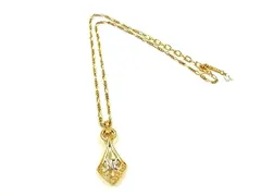 ■美品■ NINA RICCI ニナリッチ ネックレス ペンダント アクセサリー レディース ゴールド系×シルバー系 DI1345