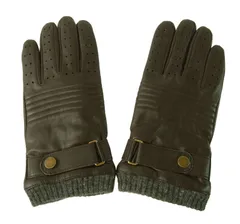 ポロラルフローレン POLO RALPH LAUREN ＜訳あり・アウトレット＞手袋 6G0005 209 メンズ ブラウン グローブ ベルト付き Sサイズ RL-115d