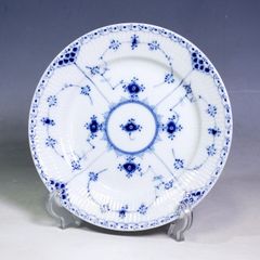 ロイヤルコペンハーゲン ブルーフルーテッド ハーフレース プレート 19cm