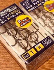 カルモア(ブルーブルー) トリプルフック fimoフック #1H