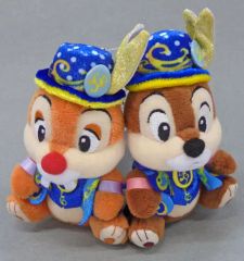 [중고] 봉제 인형 칩 & 데일 (패셔너블 이스터) 봉제 인형 배지 세트 [디즈니 부활절 2018] 도쿄 디즈니 씨 한정