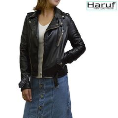 【送料無料】 ダブル ライダースジャケット レザージャケット レディース 革ジャン 本革 ラムレザー ダブルライダース 革ジャケット 皮ジャン ロック バイク レディース アウター TQP3789BK 秋冬 春 卒業式 入学式