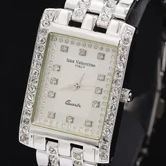 【電池交換済】美品　エメラルド　izax Valentino レディース腕時計 電池交換済】美品 エメラルド izax Valentino レディース腕時計
