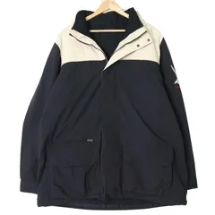 ノーティカ ジップインジップ仕様 マウンテンパーカー 古着 メンズUS-2XLサイズ ネイビー系 jc-0258