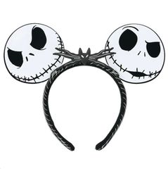 新品未使用タグ付きティム・バートンのナイトメアー・ビフォア・クリスマス』ジャックのカチューシャ