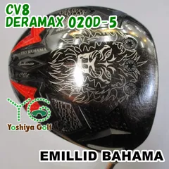 美品中古 EMILLID BAHAMA CV8 3W5W ヘッドのみ EMILLID BAHAMA エミリッドバハマCV8ドライバー SLK カバー付