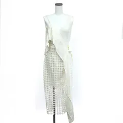 DIANEvon FURSTENBERG ダイアンフォンファステンバーグ ラップドレス/キャミワンピース サイズ:0     ホワイト レディース / 240001156197