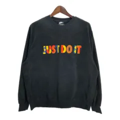 NIKE ナイキ フリース スウェット スポーツ ブラック (メンズ L) 中古 古着 T0951