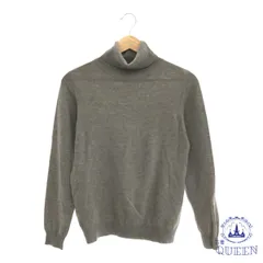 ☆美品☆ COMME CA ISM コムサイズム トップス セーター シンプル タートルネック おしゃれ 長袖 レディース グレー M 901-13569 送料無料 古着