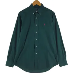 古着 ラルフローレン Ralph Lauren CUSTOM FIT 長袖 ボタンダウンシャツ メンズM相当/eaa534363