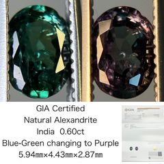 タンザナイト 1.909ct 宝石ソーティング付き 9.1㎜×6.7㎜×5.0㎜ ルース  