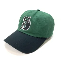 【中古品】STUSSY ステューシー VINTAGE S LOW PRO CAP ロゴキャップ 帽子 サイズ：FREE カラー：グリーン メンズ 【185-250202-gm-36-fuz】