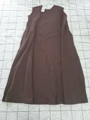 ◇ 未使用 ⊂ AMERICAN HOLIC アメリカンホリック ロング丈 ノースリーブ ワンピース サイズL ブラウン系 レディース E  【1509100083429】