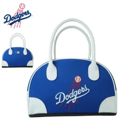 バッグ ボストンMLB MESH ROUND BOWLER BAG ジェニュイン マーチャンダイス メジャーリーグベースボール メッシュ ラウンド ボウラー バッグ LA DODGERS(ドジャース) かばん 野球 ハンドバッグ ロゴ トート 青