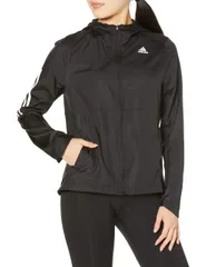 [アディダス] ランニング ジャケット パーカー オウン ザ ラン フード付き ウインドジャケット FYT16 レディース ブラック(FM6928) 日本 J/S (日本サイズS相当) [ブラック(FM6928)] [S]