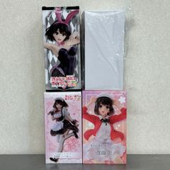 冴えない彼女の育て方 Fine 加藤恵 ヒロイン服 メイド服 バニー タイクレ ver. Corefull 4体 まとめ フィギュア セット / 冴えカノ