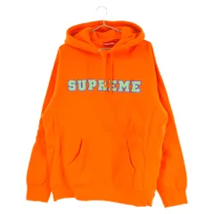 SUPREME(シュプリーム) サイズ:L 18SS Cord Collegiate Logo Hooded