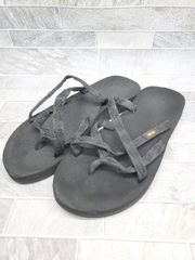 ◇ Teva テバ F27221A ビーチ サンダル サイズ24.0㎝ ブラック レディース P 【1406240025398】