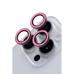 iFace Neo iPhone 15 Pro/15 Pro Max 専用 カメラレンズ カバー 強化ガラス (ネオピンク)【 iPhone15pro iPhone15ProMax カメラレンズプロテクター カメラフィルム カメラ レンズ 保護カバー キズ