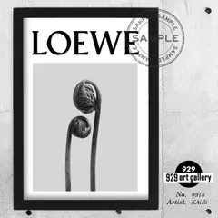 B2 ポスター インテリア LOEWE ロエベ 北欧 フラワー ロゴ