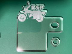 自賠責ステッカープレート　ホンダ　R＆P　シルエット