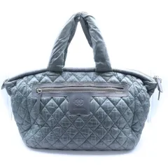 希少＊CHANEL シャネル ココ コクーン ハンドバッグ シルバー ずっとシルバーのバッグが欲しいと思ってて ついに運命の出会いをしま