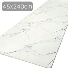【割引クーポン】【新品】大理石 PVC キッチンマット 240 ヨコズナクリエーション 45×240 拭ける 抗菌 防臭 防カビ 防炎 滑りにくい 床暖房OK クッション 厚み6mm 清潔 お掃除楽々 エンボス加工 新生活 おしゃれ