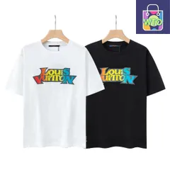 【本日限定特価】カラフルロゴプリント ユニセックス コットンTシャツ [本日特価|新品未使用品]-WT0輸入