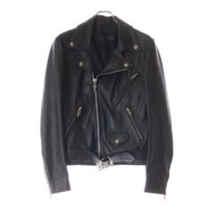 CHROME HEARTS (クロムハーツ) JJ DEAN ダガージップライダースレザージャケット ブラック