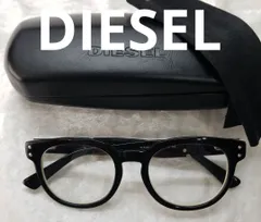 【美品】DIESEL ディーゼル メガネフレーム 伊達メガネ DL5230 col.004 48□19 140