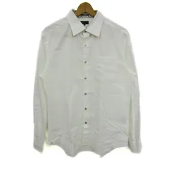 ポールスミス 長袖シャツ トップス ワイシャツ 日本製 大きいサイズ メンズ XLサイズ ホワイト Paul Smith 【中古】