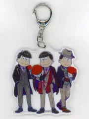 【中古】キーホルダー・マスコット(キャラクター) おそ松＆カラ松＆チョロ松 トリオアクリルキーホルダー 「おそ松さん×PRONTO 第三弾」