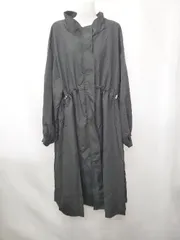 ◇ Θ しまむら ロング丈 長袖 ブルゾン サイズ3L ブラック系 レディース E  【1507160006792】