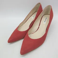 ◇ ⊂ オデットエオディール ユナイテッドアローズ ヒールパンプス サイズ24 1/2 レッド系 レディース E  【1507080001204】