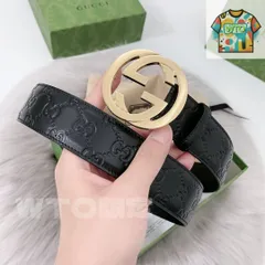 【今日特価】Gucci グッチ クラシックシリーズ ダブル G バックル ベルト