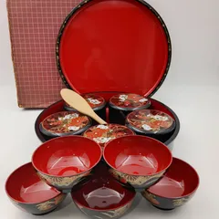 【K-0349】そろそろ非公開 盆付 120半切S 花舟 四季の器 ミニお櫃 しゃもじ 汁椀セット