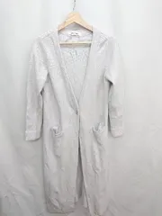 ◇ ⊇ MISCH MASCH ミッシュマッシュ ロング丈 長袖 カーディガン サイズM グレー レディース E  【1410290017968】