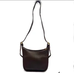 OLD COACH オールドコーチ ショルダーバッグ ダークブラウン9950
